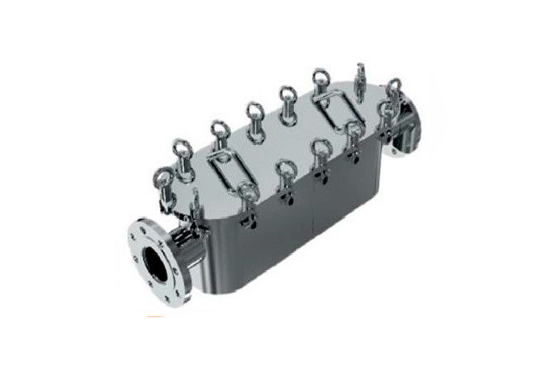 Long Pipeline Liquid Permanent Magnetic Iron Remover Tốc độ lưu lượng cao Cho hóa chất Thực phẩm Dược phẩm