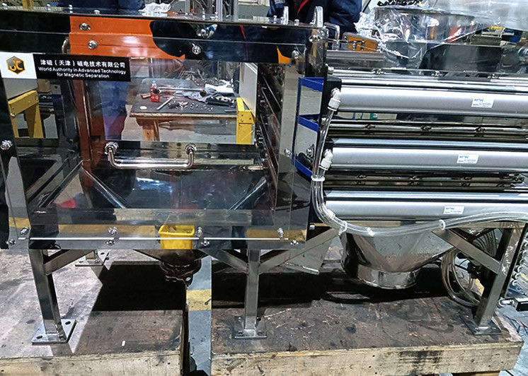 Loại vỏ đặc biệt Máy tách từ tính ống dẫn chất lỏng hoàn toàn tự động cho ngành công nghiệp pin lithium